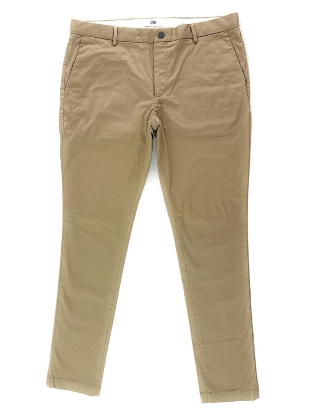 Spoke Mens Sharps Trousers Size 36x32 Build A Slim Tapered Stretch Chino Pant